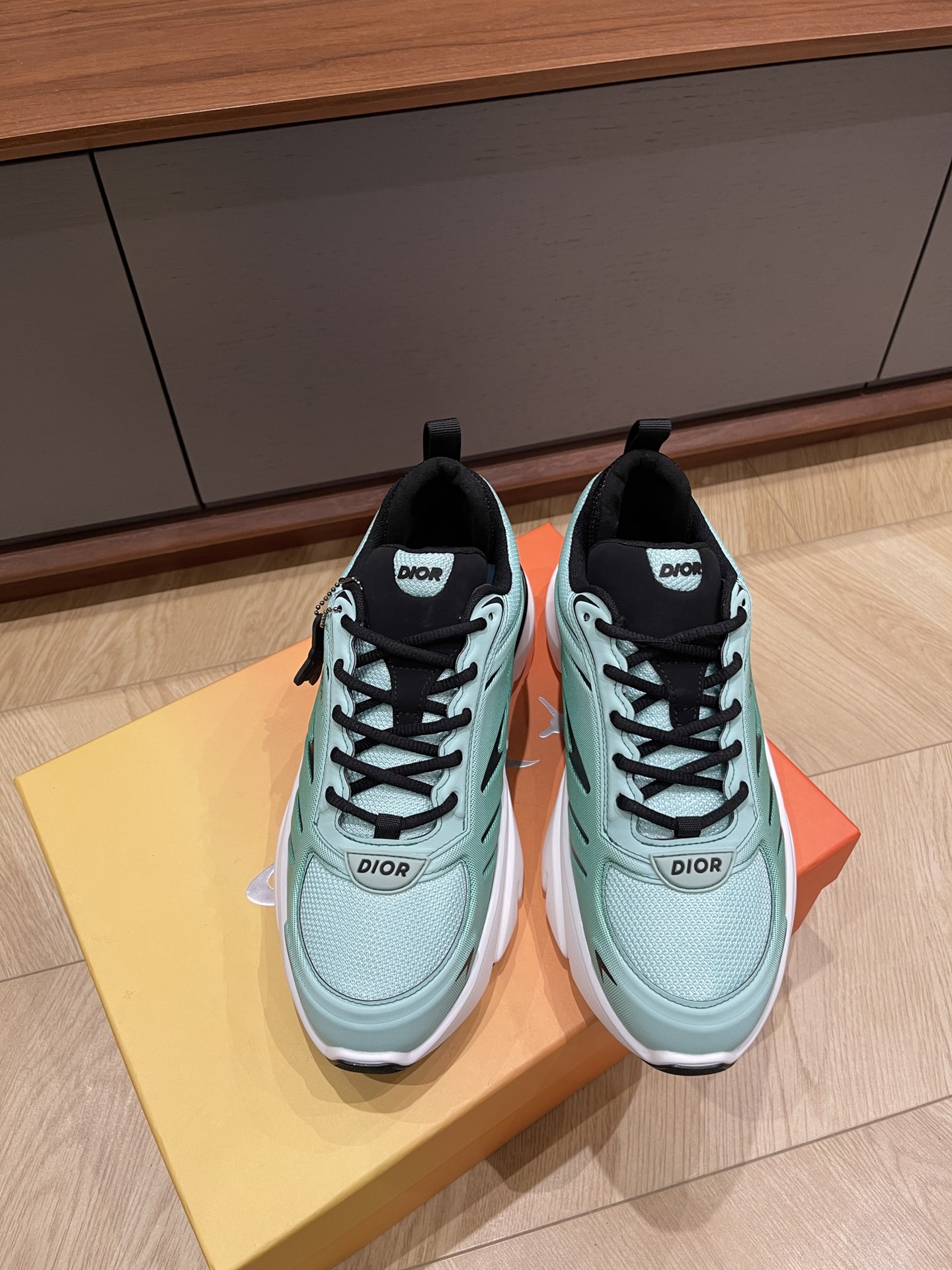 Bagsaaa D10r And Lewis Hamilton B44 Blade Sneaker Gradient Green
