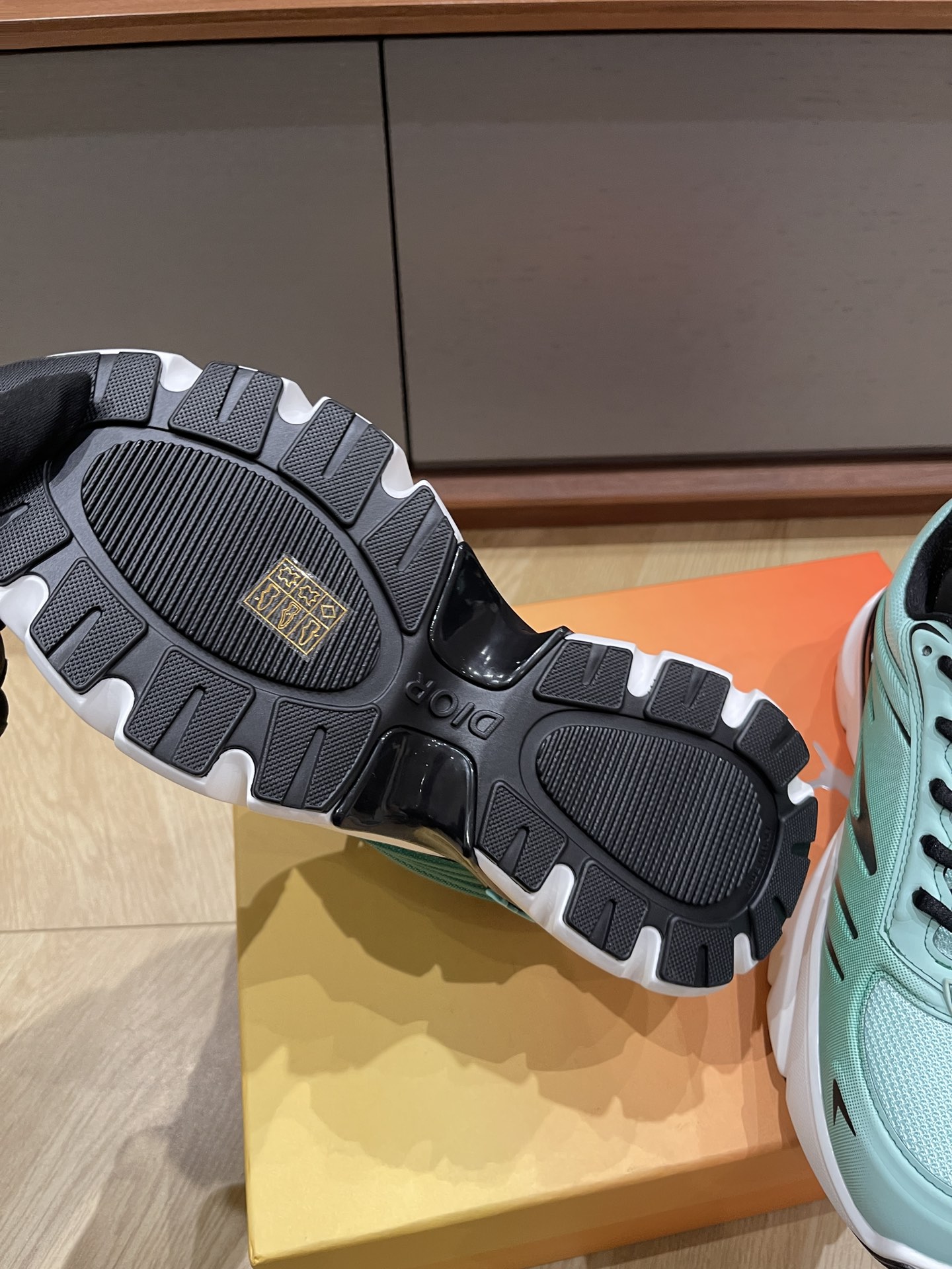 Bagsaaa D10r And Lewis Hamilton B44 Blade Sneaker Gradient Green