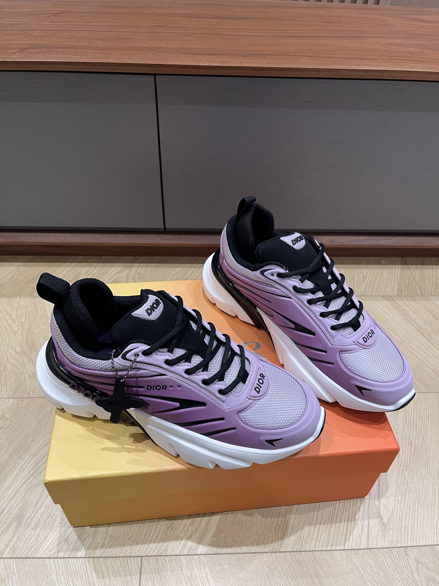 Bagsaaa D10r And Lewis Hamilton B44 Blade Sneaker Gradient Purple