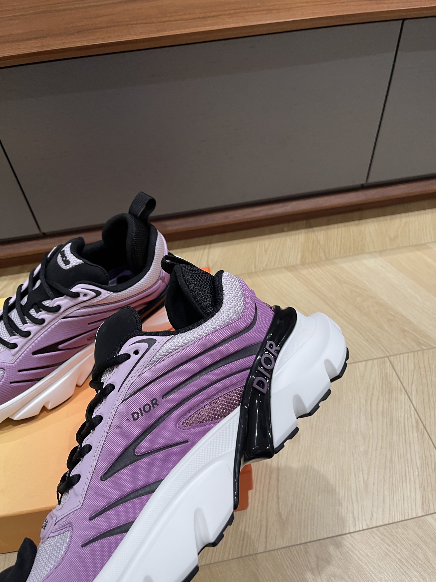 Bagsaaa D10r And Lewis Hamilton B44 Blade Sneaker Gradient Purple