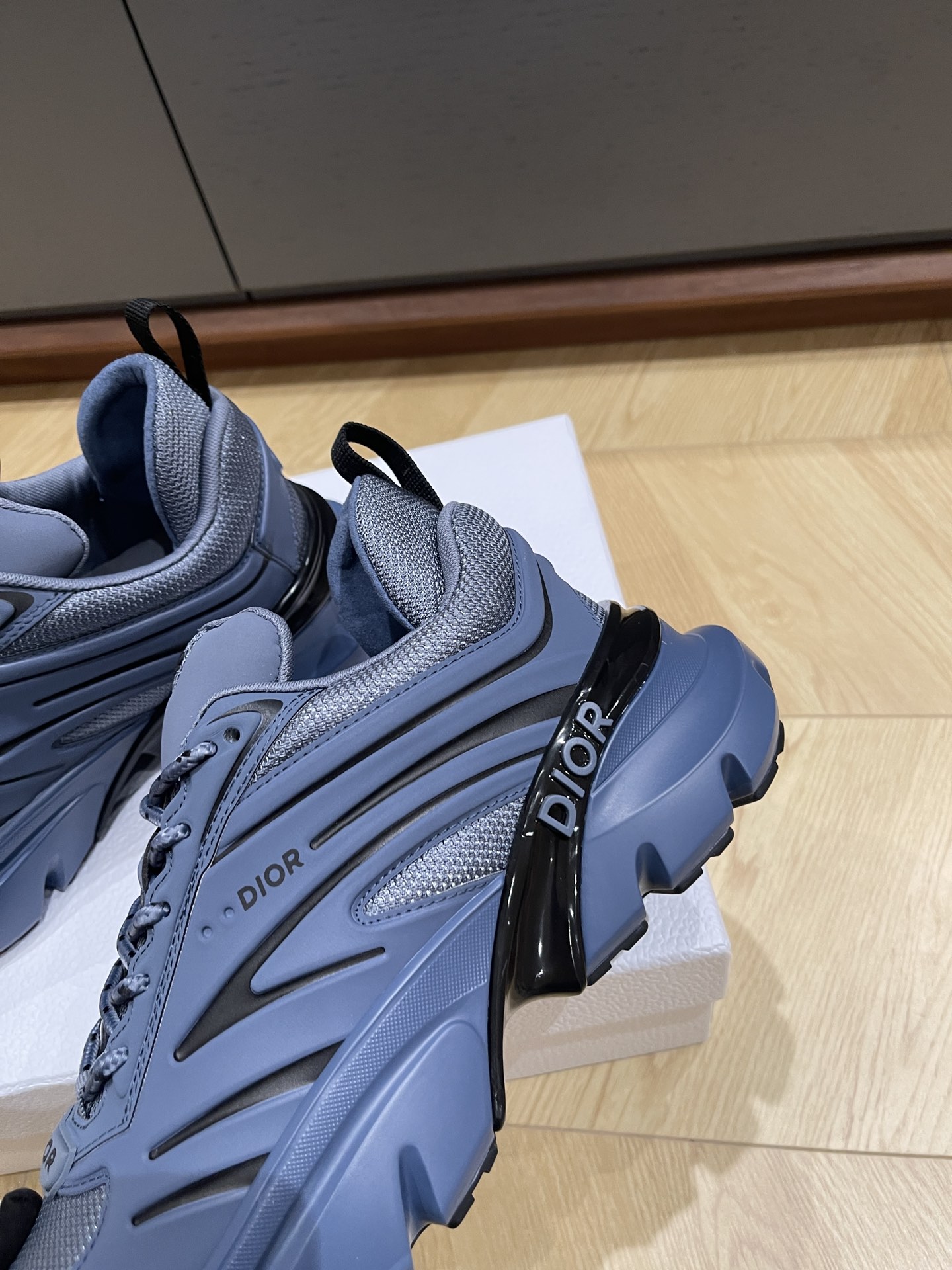 Bagsaaa D10r B44 Blade Sneaker Blue Technical Mesh and Technical Fabric