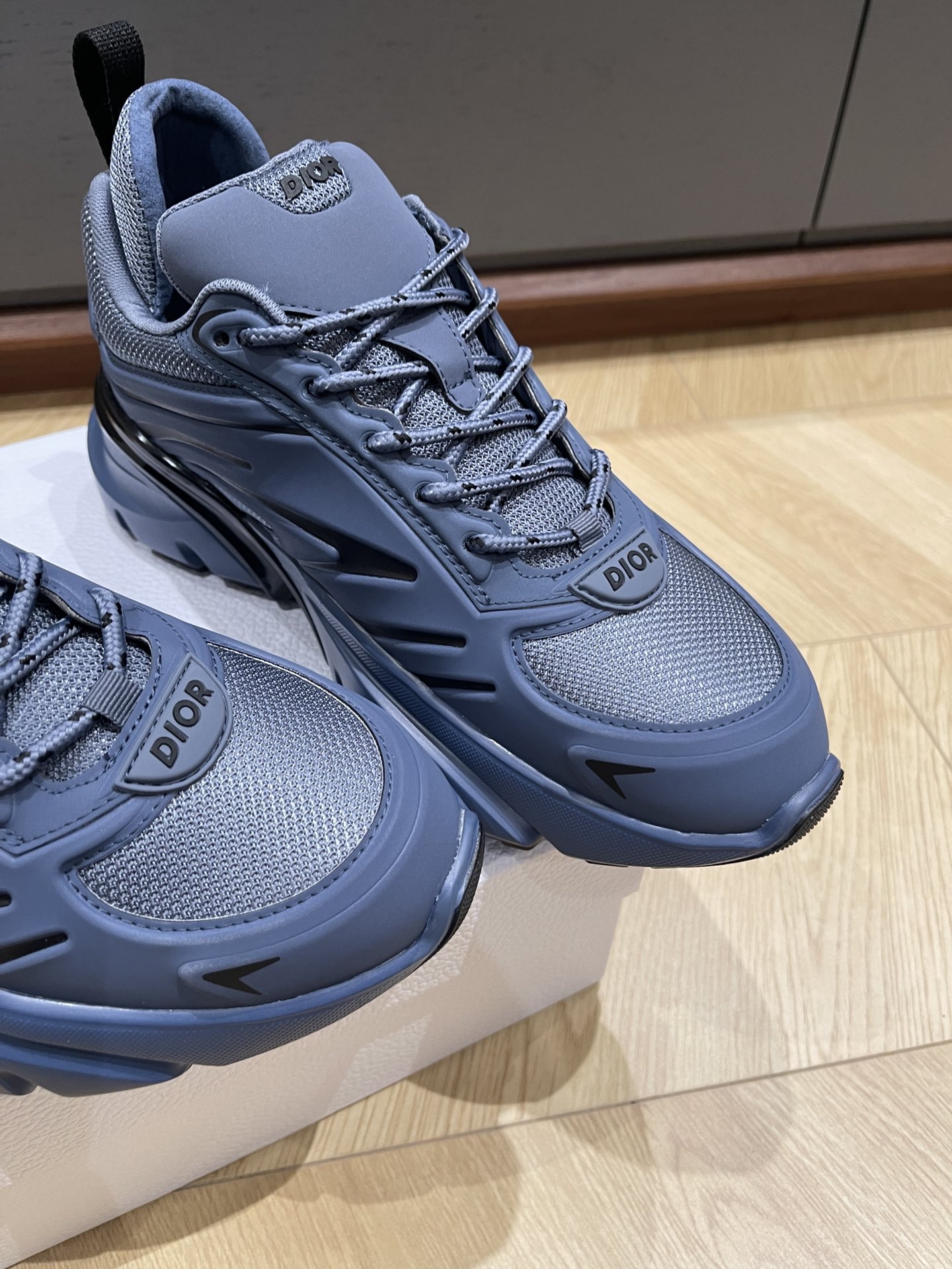 Bagsaaa D10r B44 Blade Sneaker Blue Technical Mesh and Technical Fabric