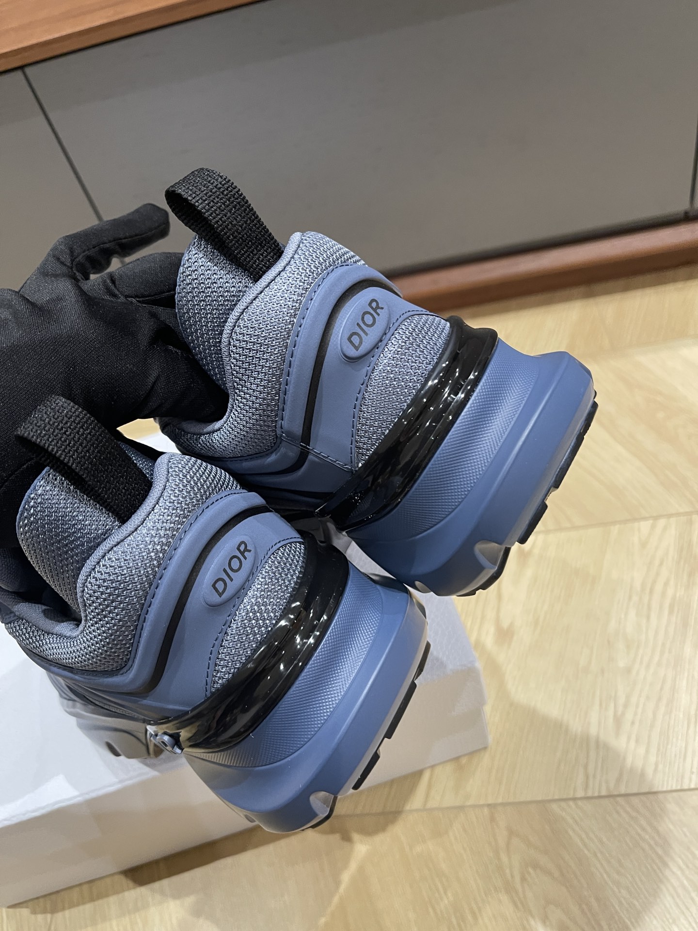 Bagsaaa D10r B44 Blade Sneaker Blue Technical Mesh and Technical Fabric