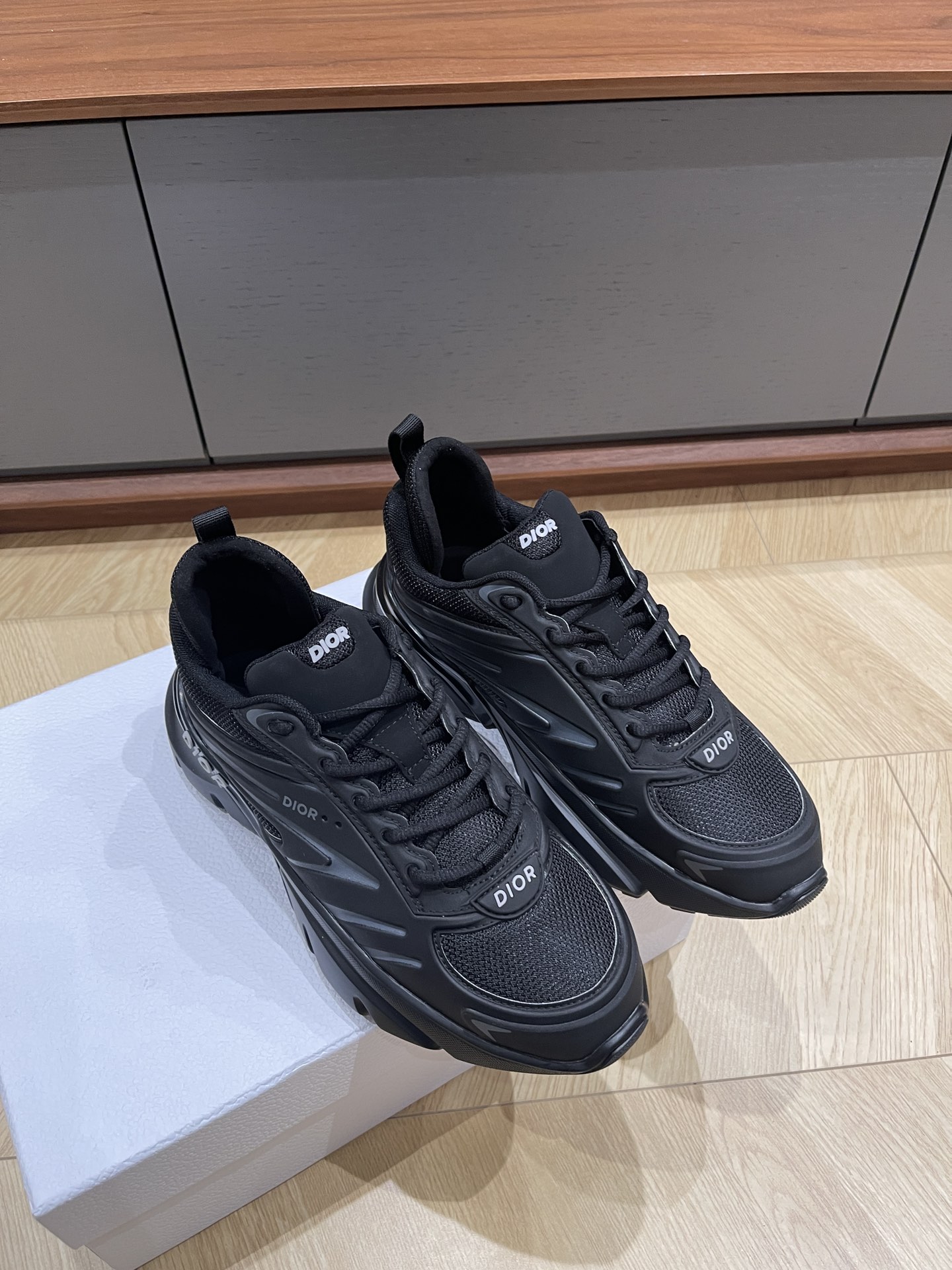 Bagsaaa D10r B44 Blade Sneaker Black Technical Mesh and Technical Fabric