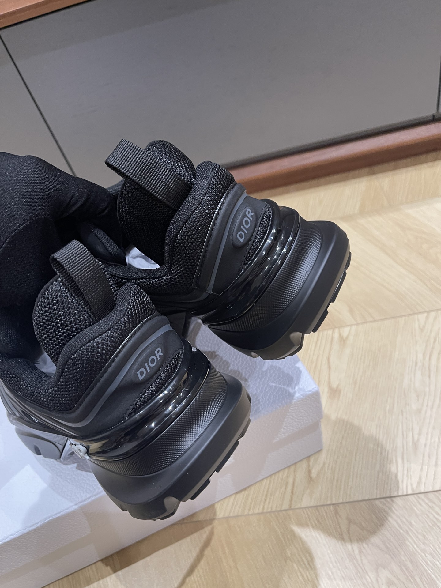 Bagsaaa D10r B44 Blade Sneaker Black Technical Mesh and Technical Fabric