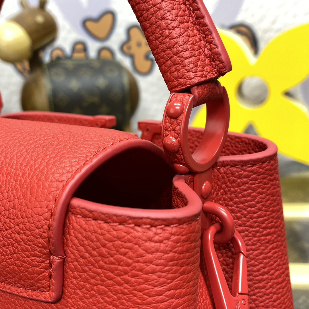 Bagsaaa L0vis Vvtt0n M11798 Capucines Mini Red - 21 x 13.6 x 8 cm