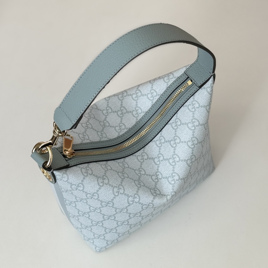 Bagsaaa Gvc*1 Ophidia S*per Mini Shoulder Bag 795170 light blue - 20x18.5x10cm