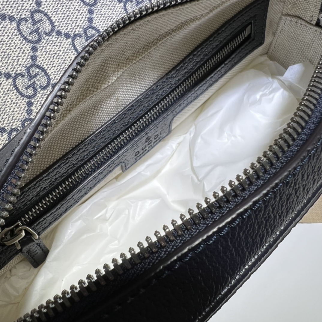 Bagsaaa Gvc*1 Ophidia small shoulder bag 722117 beige & blue - 23x17x7cm