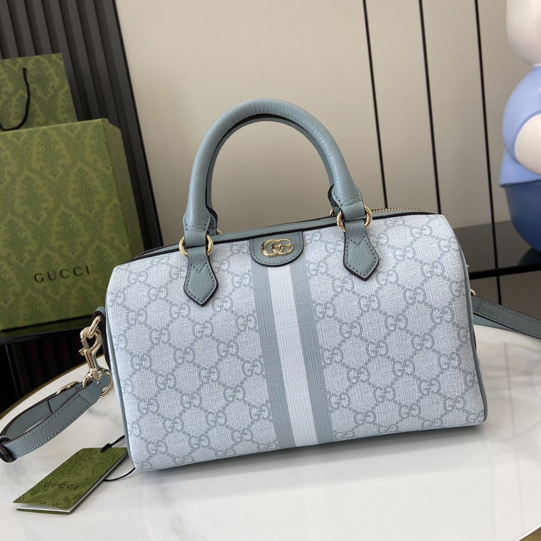 Bagsaaa Gvc*1 Ophidia small top handle bag ‎772061 blue - 17.5x26.5x14cm