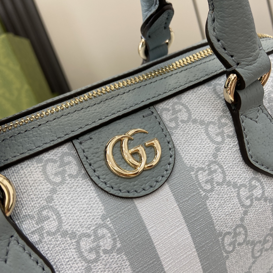 Bagsaaa Gvc*1 Ophidia small top handle bag ‎772061 blue - 17.5x26.5x14cm