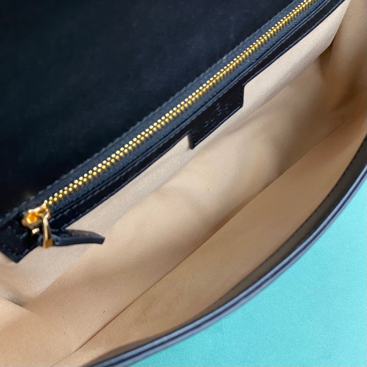 Bagsaaa Gvc*1 Blondie medium top handle bag ‎815716 black & beige - 32 x 17 x 10cm