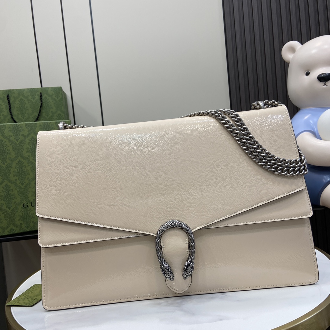 Bagsaaa Gvc*1 Dionysus large shoulder bag 795003 light gray - 42 x 28 x 12 cm