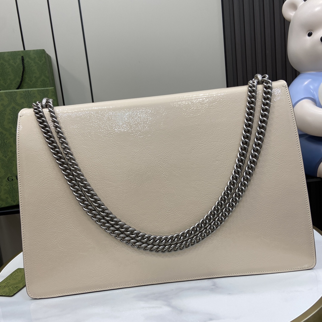Bagsaaa Gvc*1 Dionysus large shoulder bag 795003 light gray - 42 x 28 x 12 cm