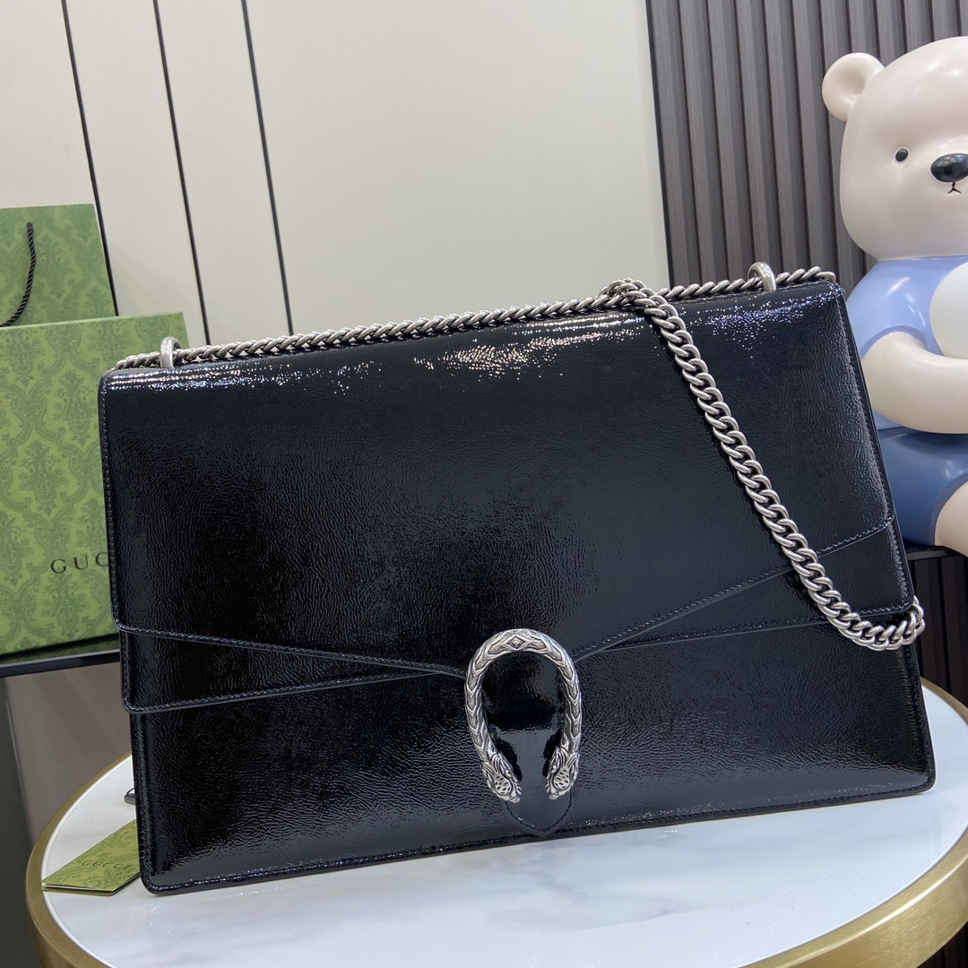 Bagsaaa Gvc*1 Dionysus large shoulder bag 795003 black - 42 x 28 x 12 cm