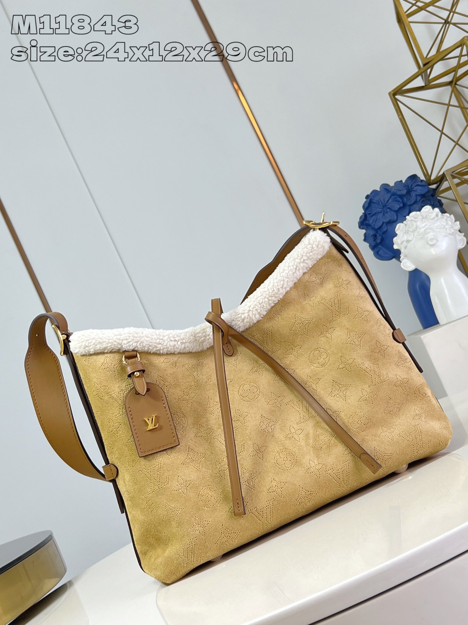 Bagsaaa L0vis Vvtt0n M11843 CarryAll PM Beige - 29 x 24 x 12 cm