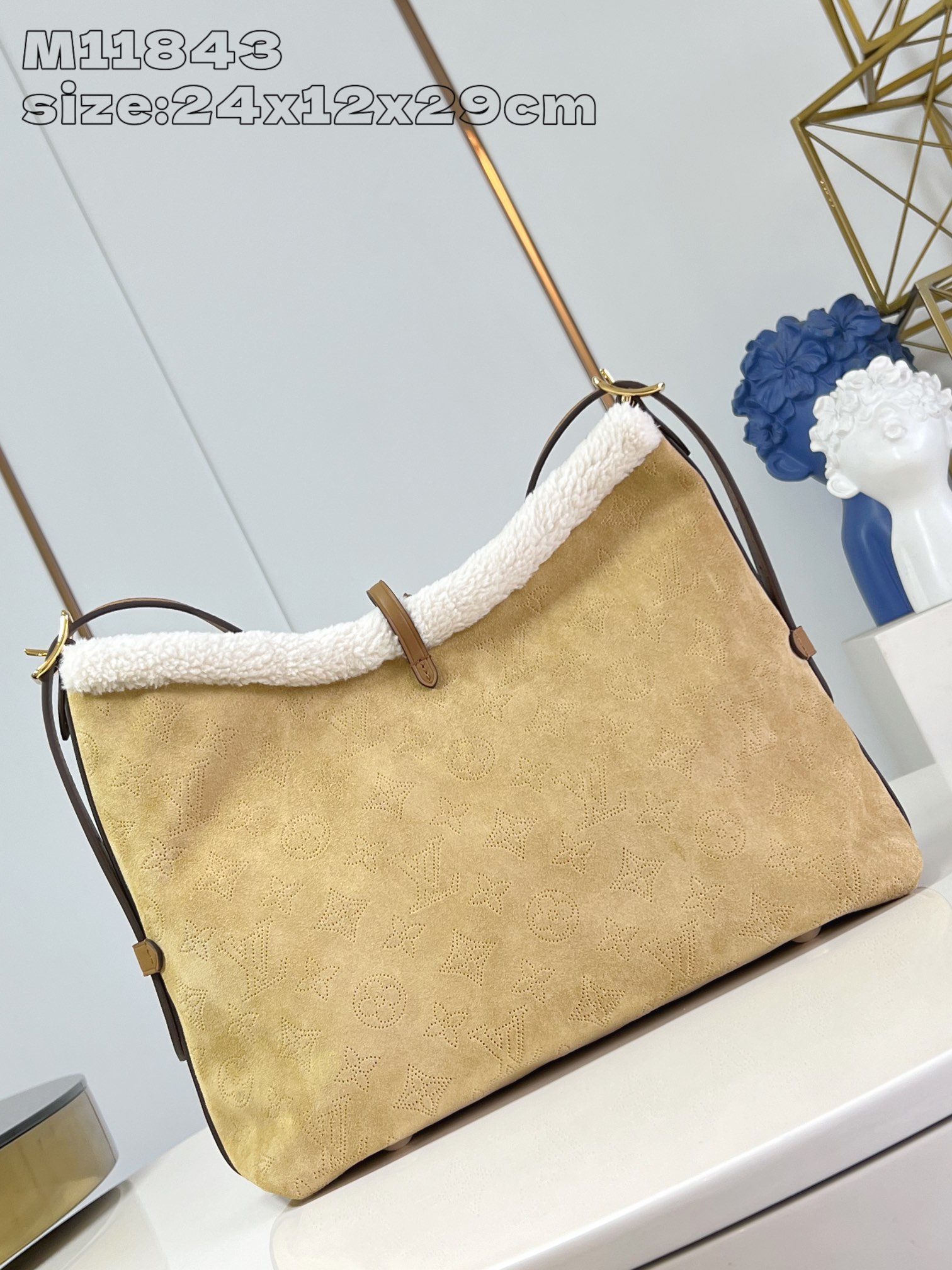 Bagsaaa L0vis Vvtt0n M11843 CarryAll PM Beige - 29 x 24 x 12 cm