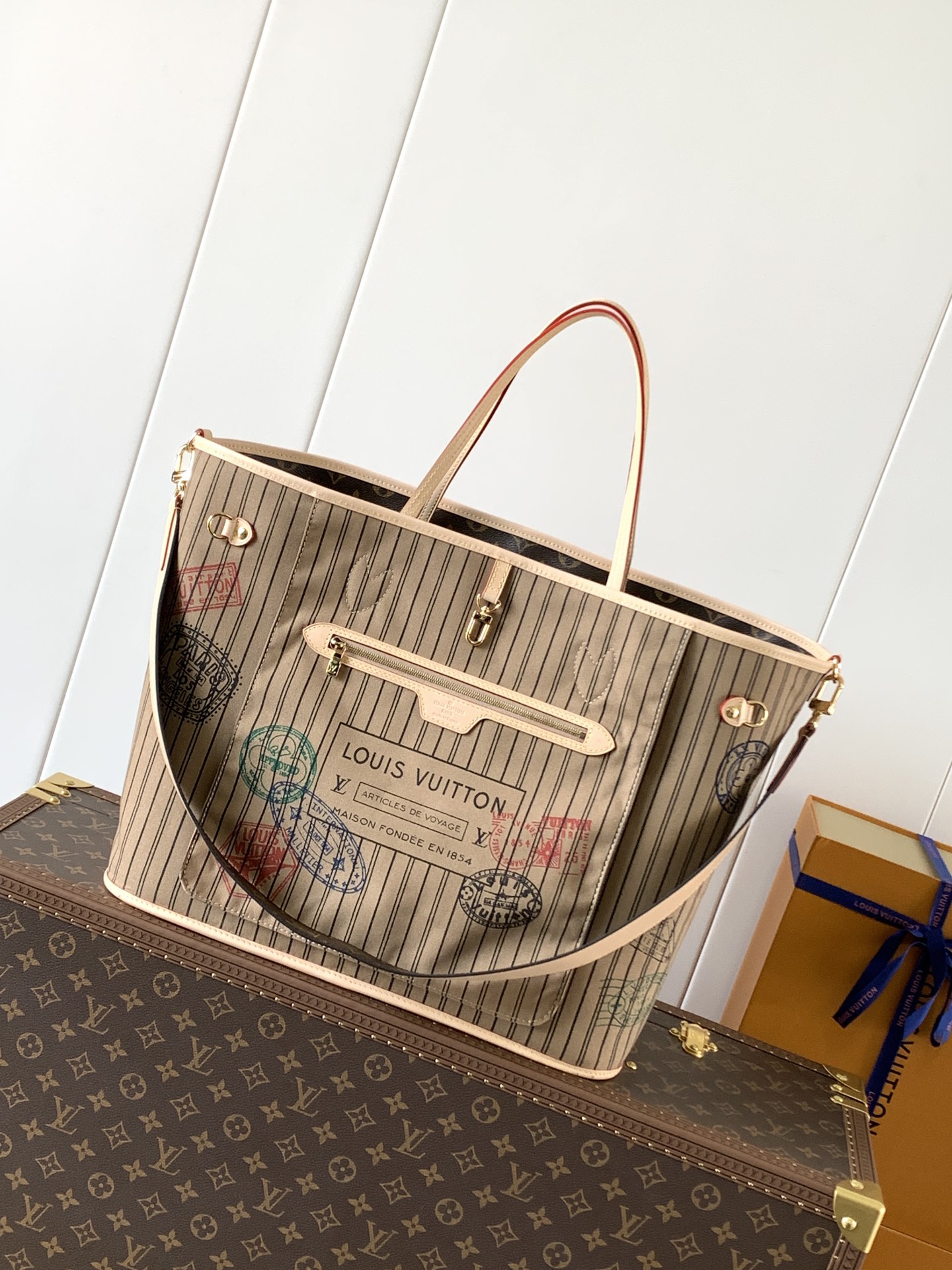 Bagsaaa L0vis Vvtt0n M11948 Neverfull Reversible Bandoulière Inside Out GM Bag - 39 x 32 x 19 cm