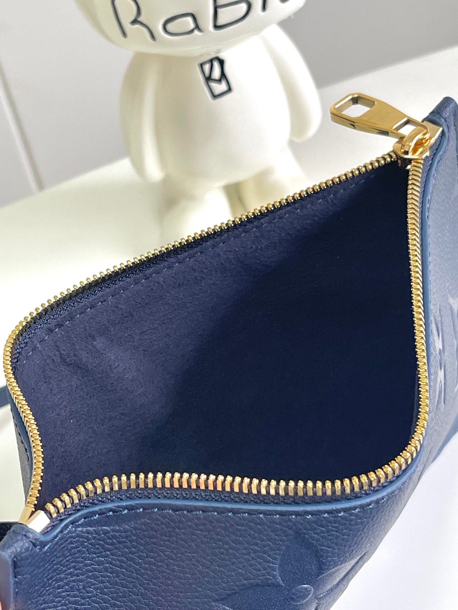 Bagsaaa L0vis Vvtt0n M47143 Neverfull MM Tote Bag Navy Blue - 31 x 28 x 14 cm