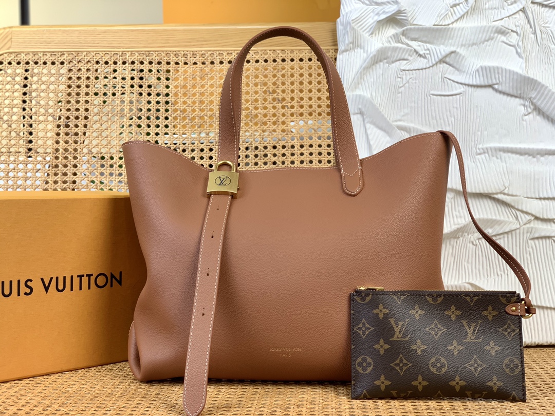 Bagsaaa L0vis Vvtt0n M25342 Low Key Cabas MM Brown - 47x30x14cm