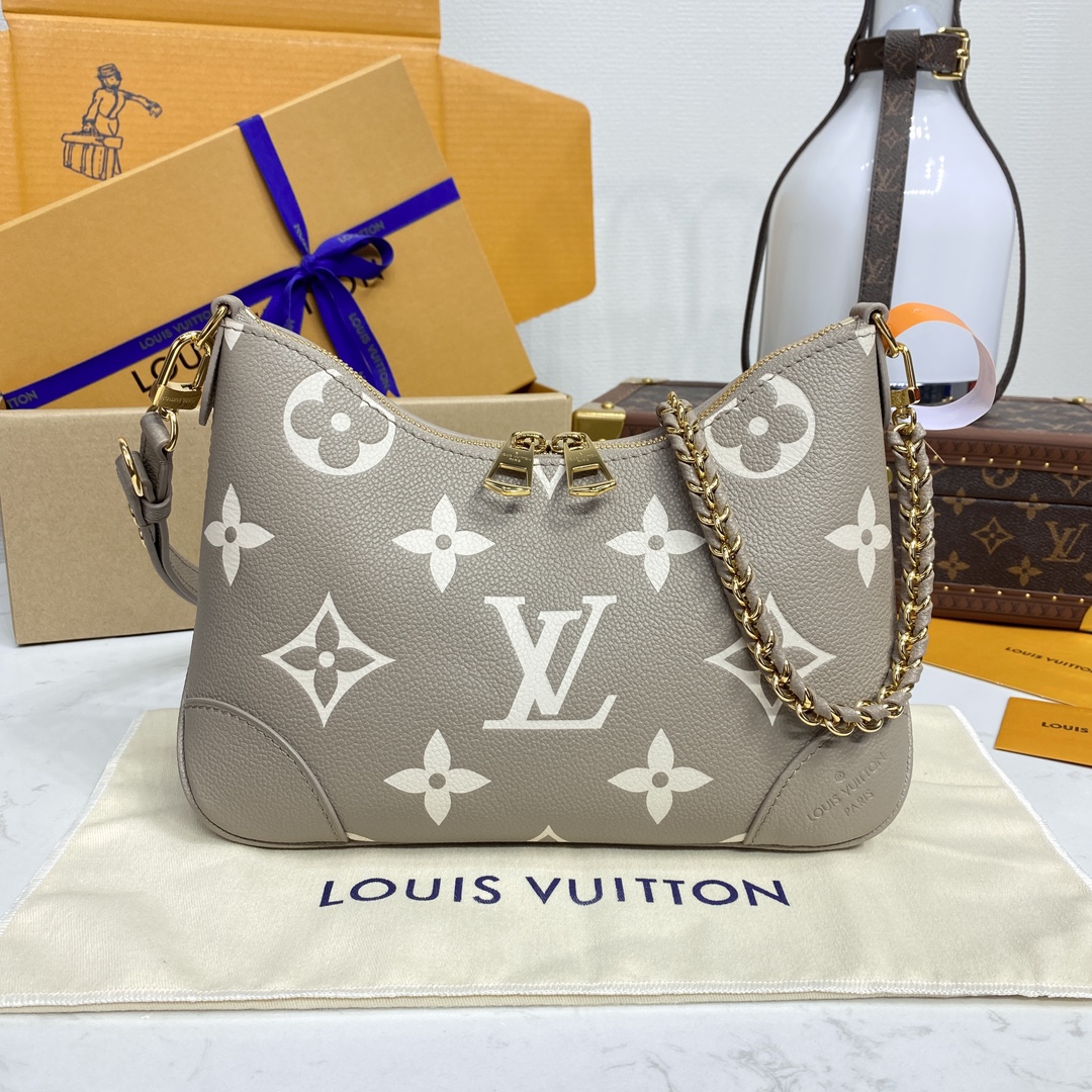 Bagsaaa L0vis Vvtt0n M13224 Boulogne Bag Dove Grey/Cream - 29 x 16 x 9.5 cm