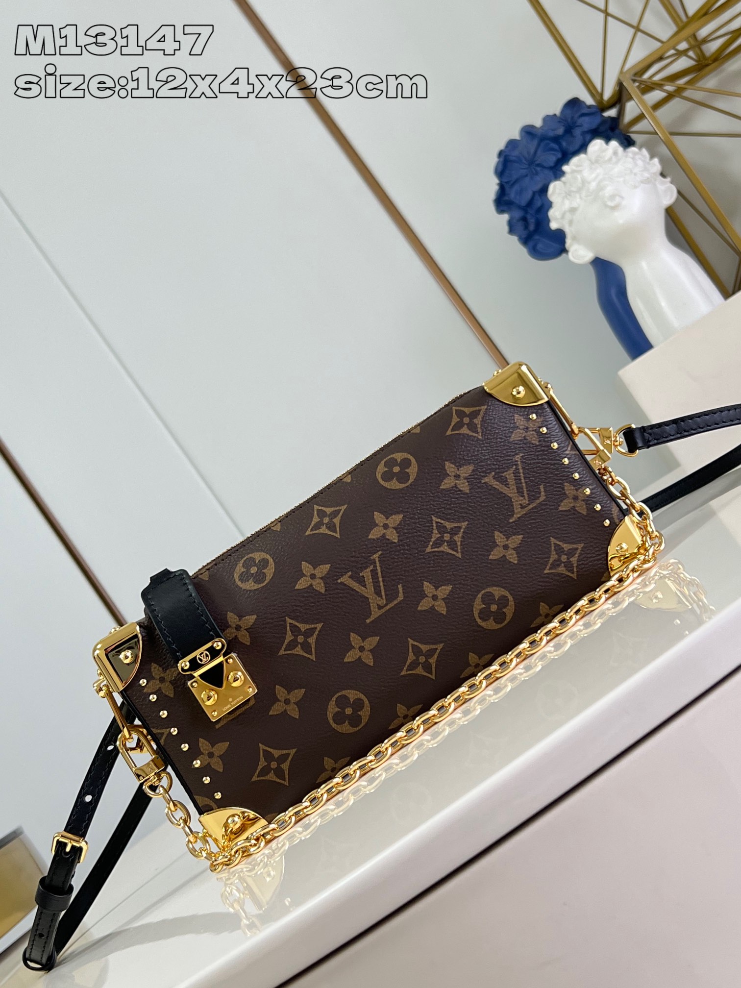 Bagsaaa L0vis Vvtt0n M13147 Slim Trunk Monogram - 23 x 12 x 4 cm