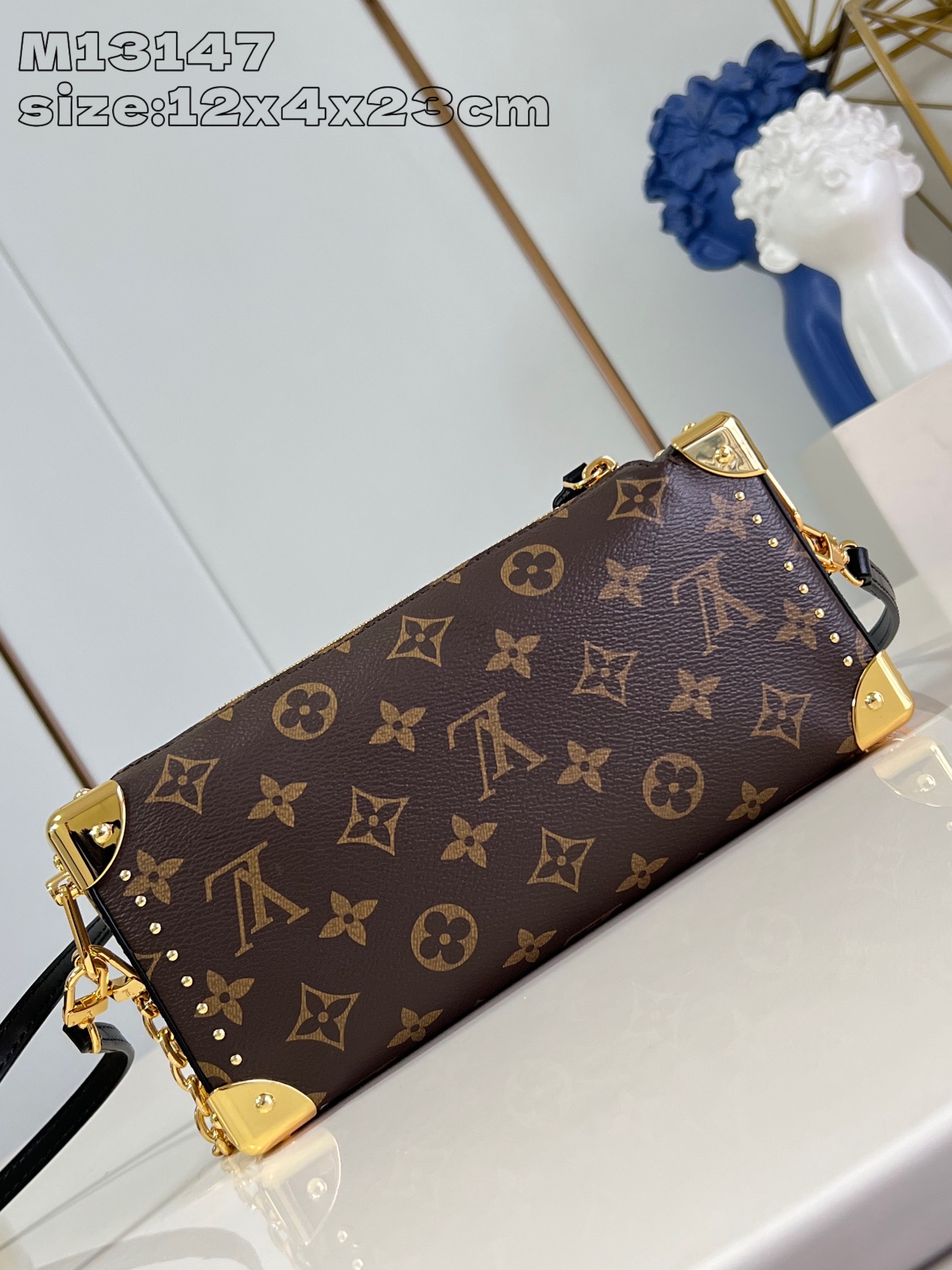 Bagsaaa L0vis Vvtt0n M13147 Slim Trunk Monogram - 23 x 12 x 4 cm