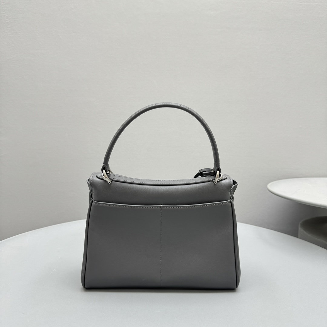 Bagsaaa Ba1en*iaga Rodeo Mini Handbag in Gray - 23x10x8cm