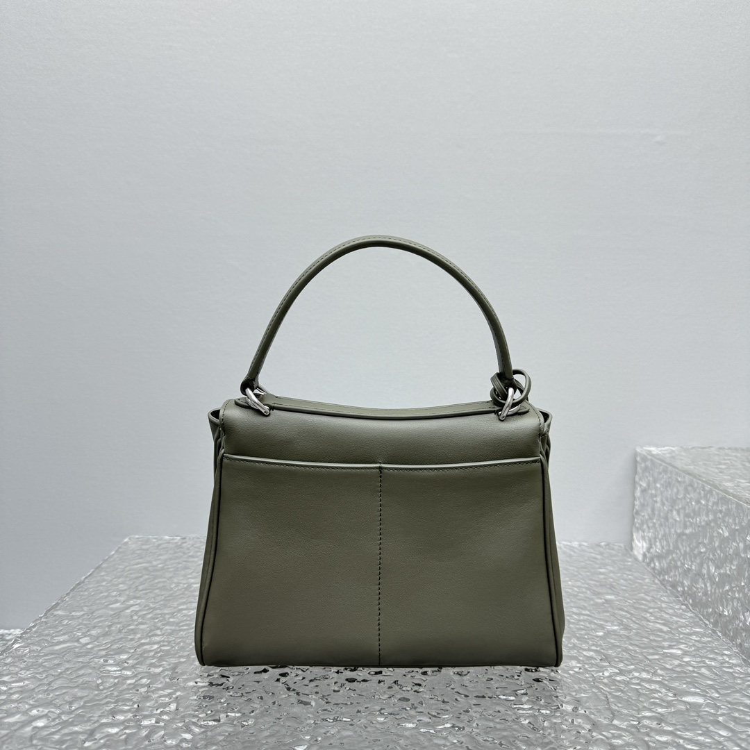 Bagsaaa Ba1en*iaga Rodeo Mini Handbag in Khaki - 23x10x8cm