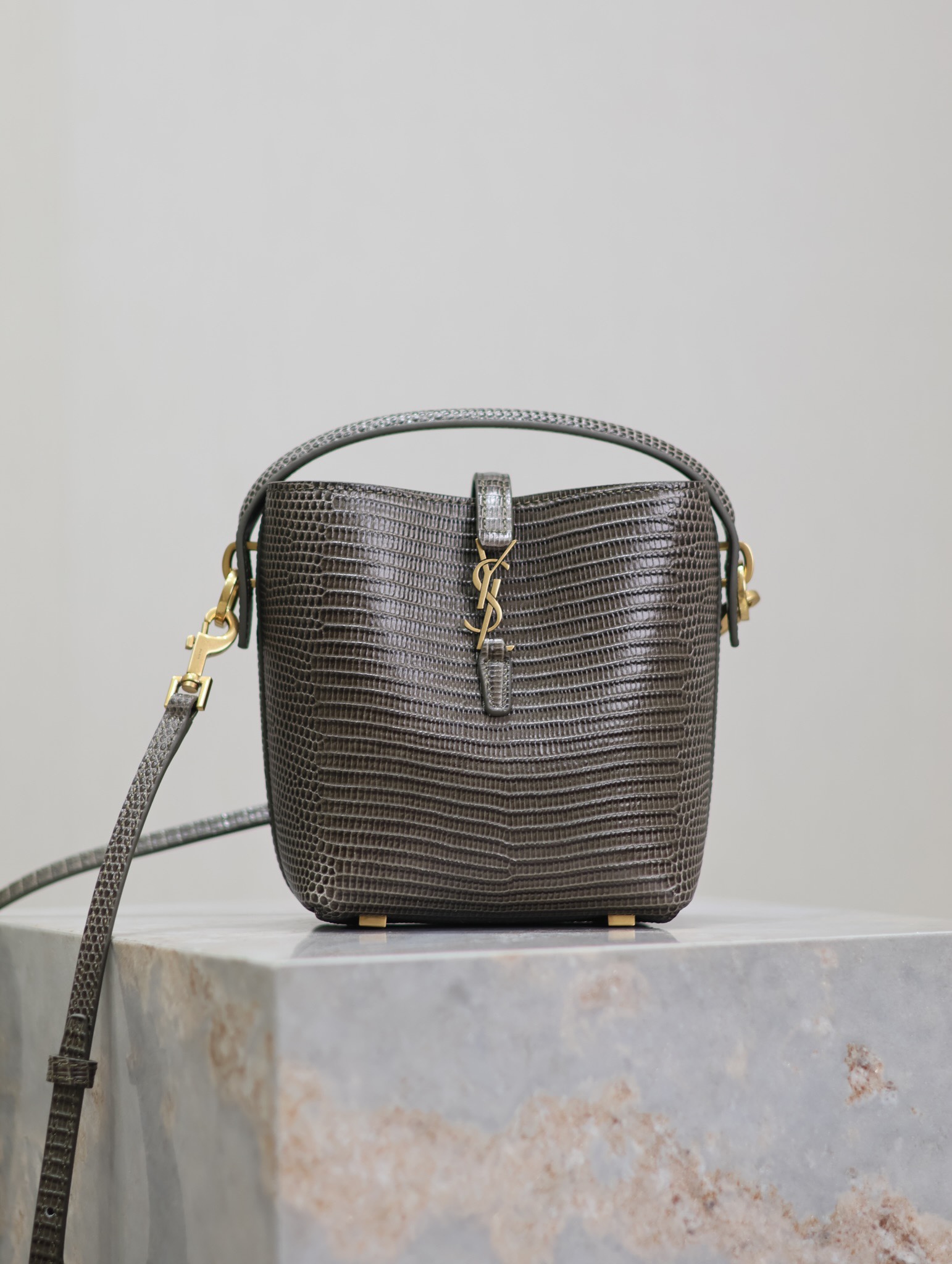 Bagsaaa Y51 LE 37 mini in shiny lizard 765870 - 15 x 13 x 6 cm
