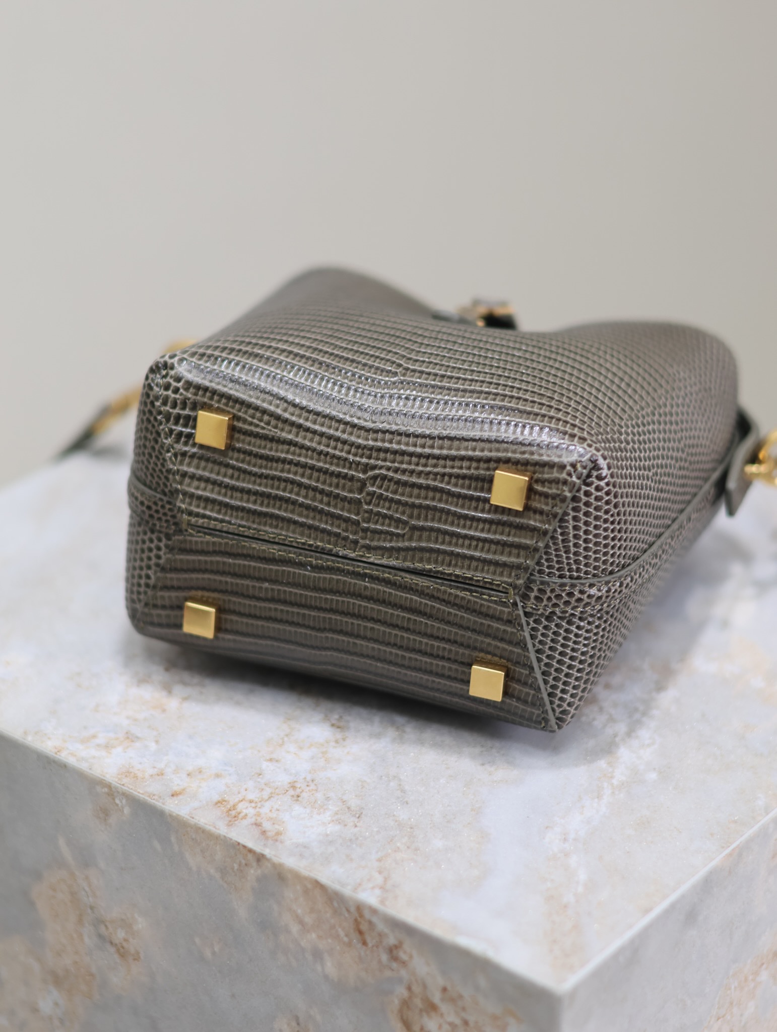 Bagsaaa Y51 LE 37 mini in shiny lizard 765870 - 15 x 13 x 6 cm