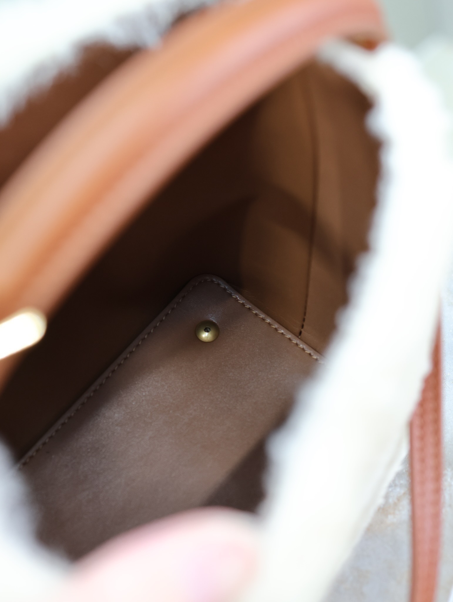 Bagsaaa Y51 LE 37 mini in shearling 765870 - 15x13x6 cm