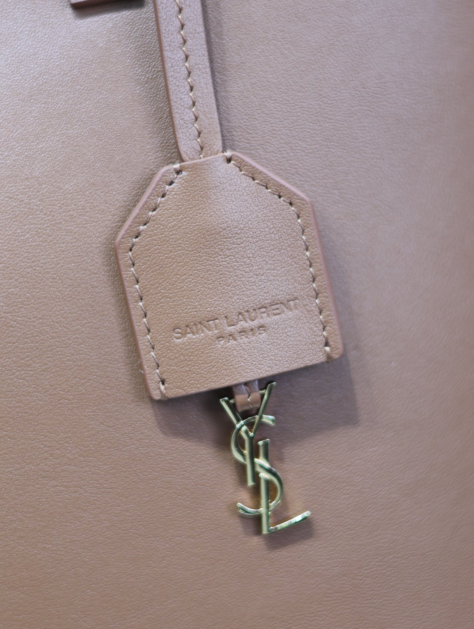 Bagsaaa Y51 Shopping Sa1nt Lau*nt Toy In Leather 600307 Brown - 25x28x8cm
