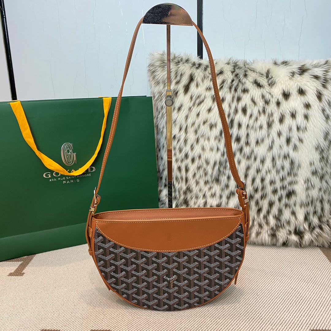 Bagsaaa G09ard Hirondelle bag black & tan - 25X6X17 cm