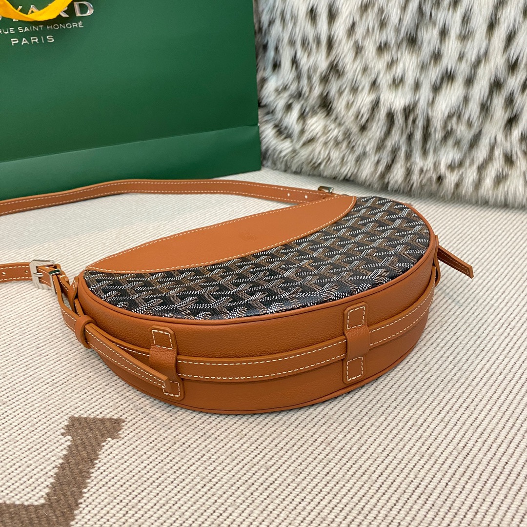 Bagsaaa G09ard Hirondelle bag black & tan - 25X6X17 cm