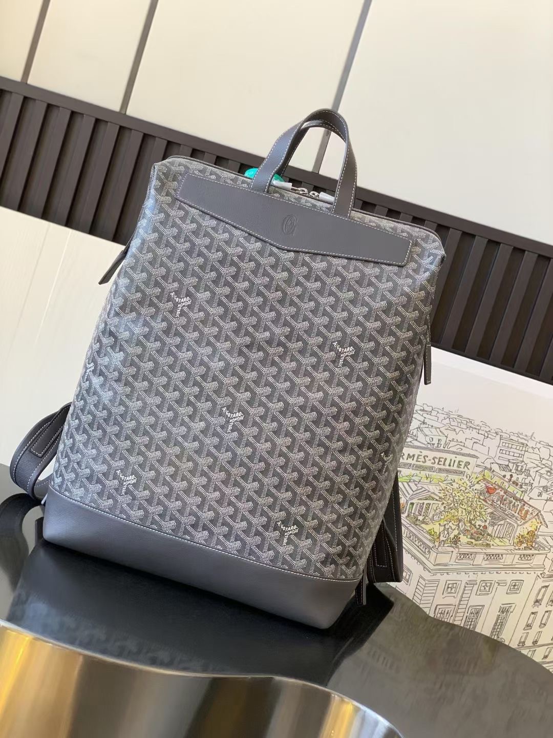 Bagsaaa G09ard Cisalpin Backpack Gray - 33 x 14 x 43 cm