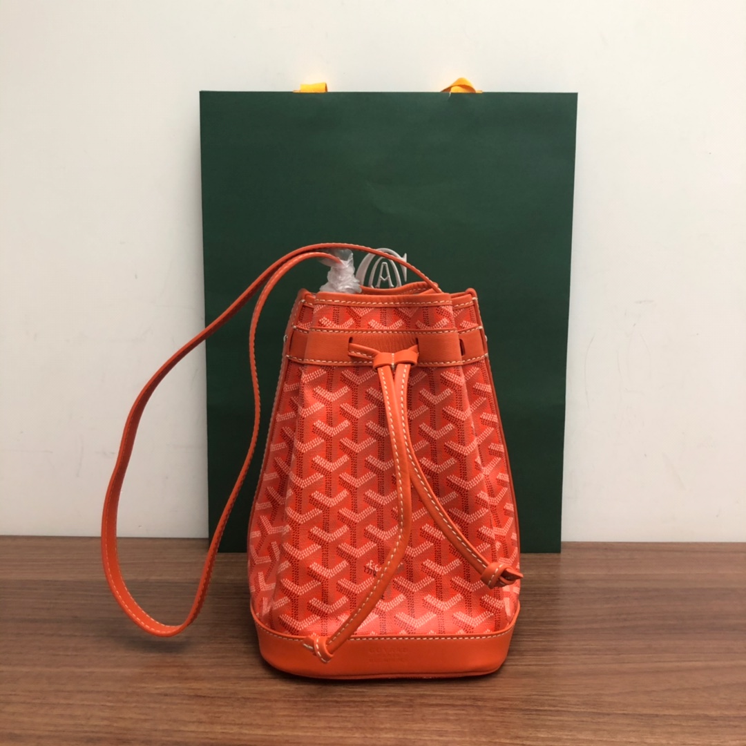 Bagsaaa G09ard Petit Flot Bucket Bag Orange - 23cm