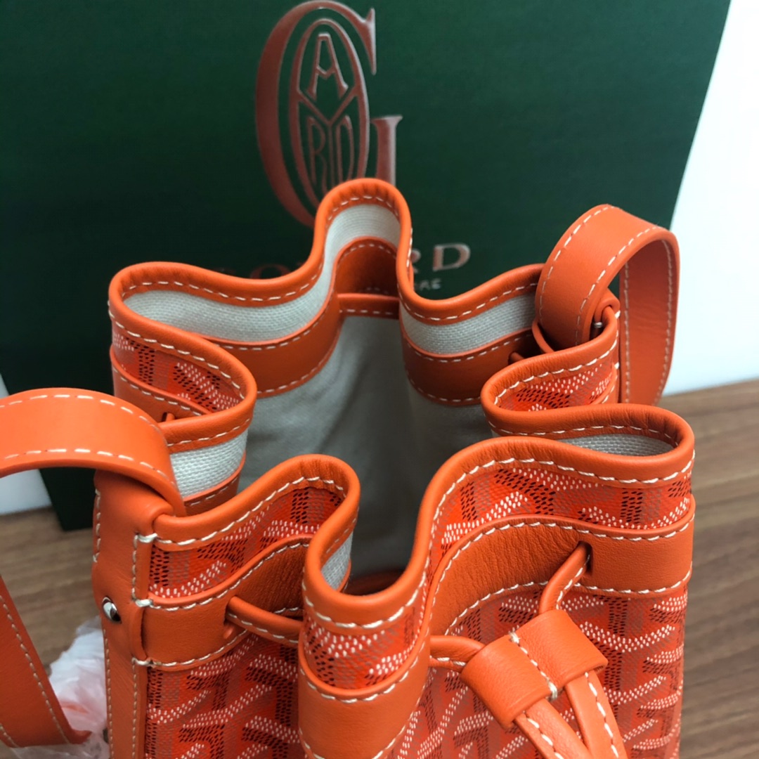 Bagsaaa G09ard Petit Flot Bucket Bag Orange - 23cm