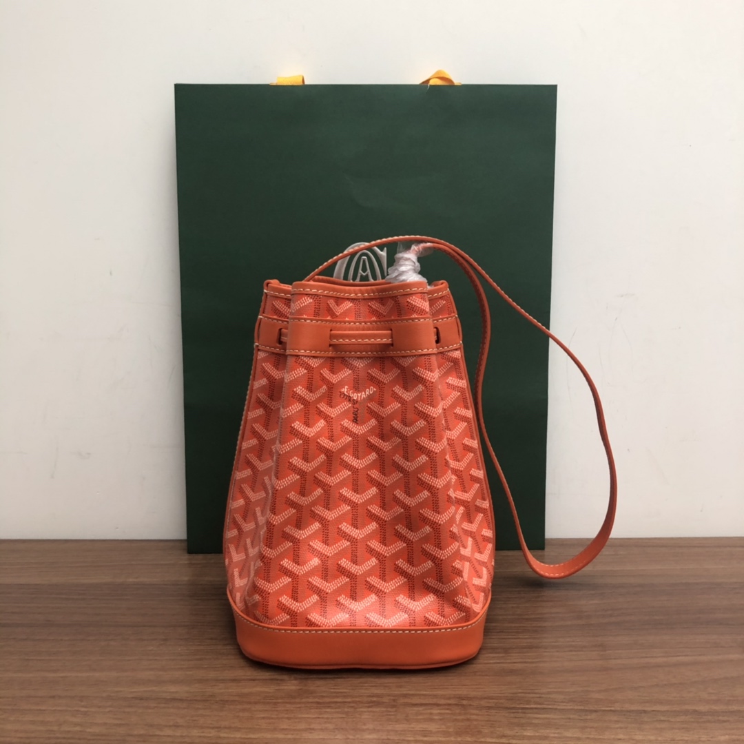 Bagsaaa G09ard Petit Flot Bucket Bag Orange - 23cm
