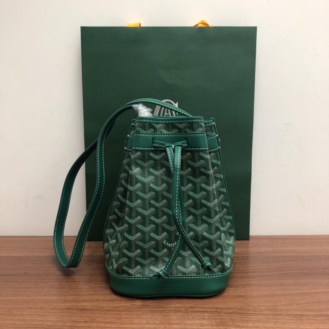 Bagsaaa G09ard Petit Flot Bucket Bag Green - 23cm