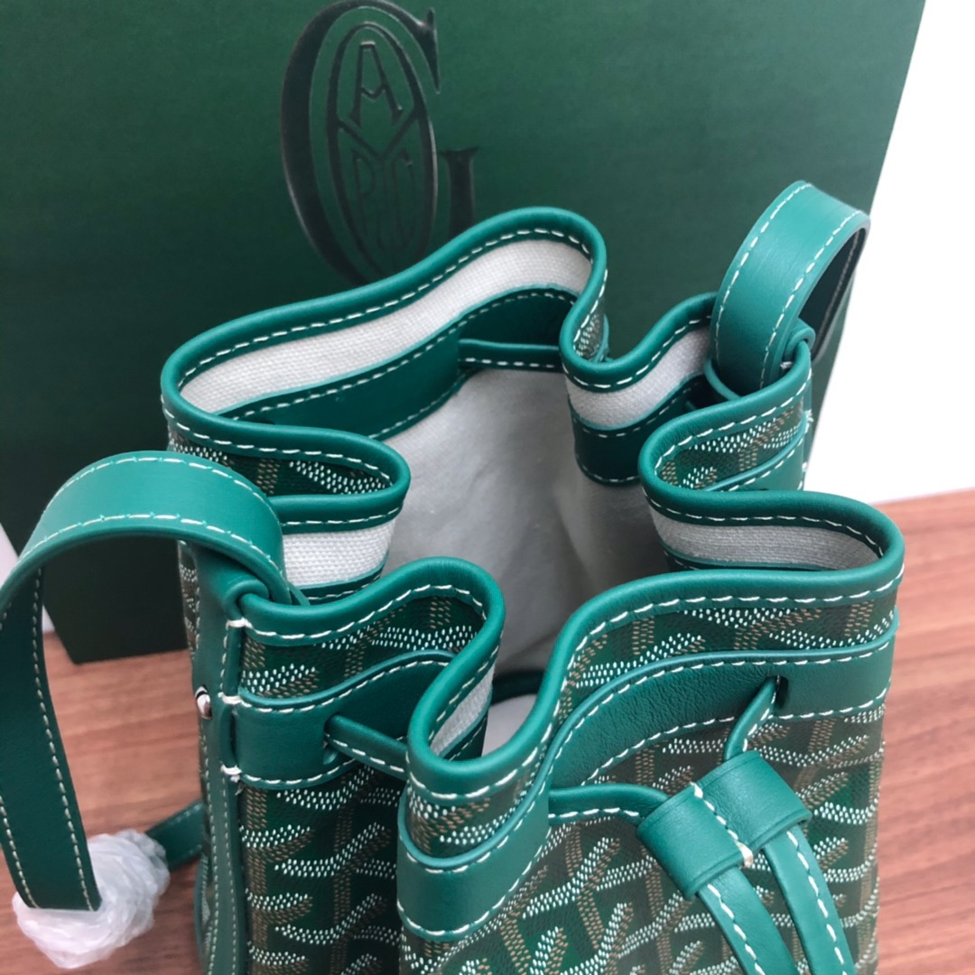 Bagsaaa G09ard Petit Flot Bucket Bag Green - 23cm