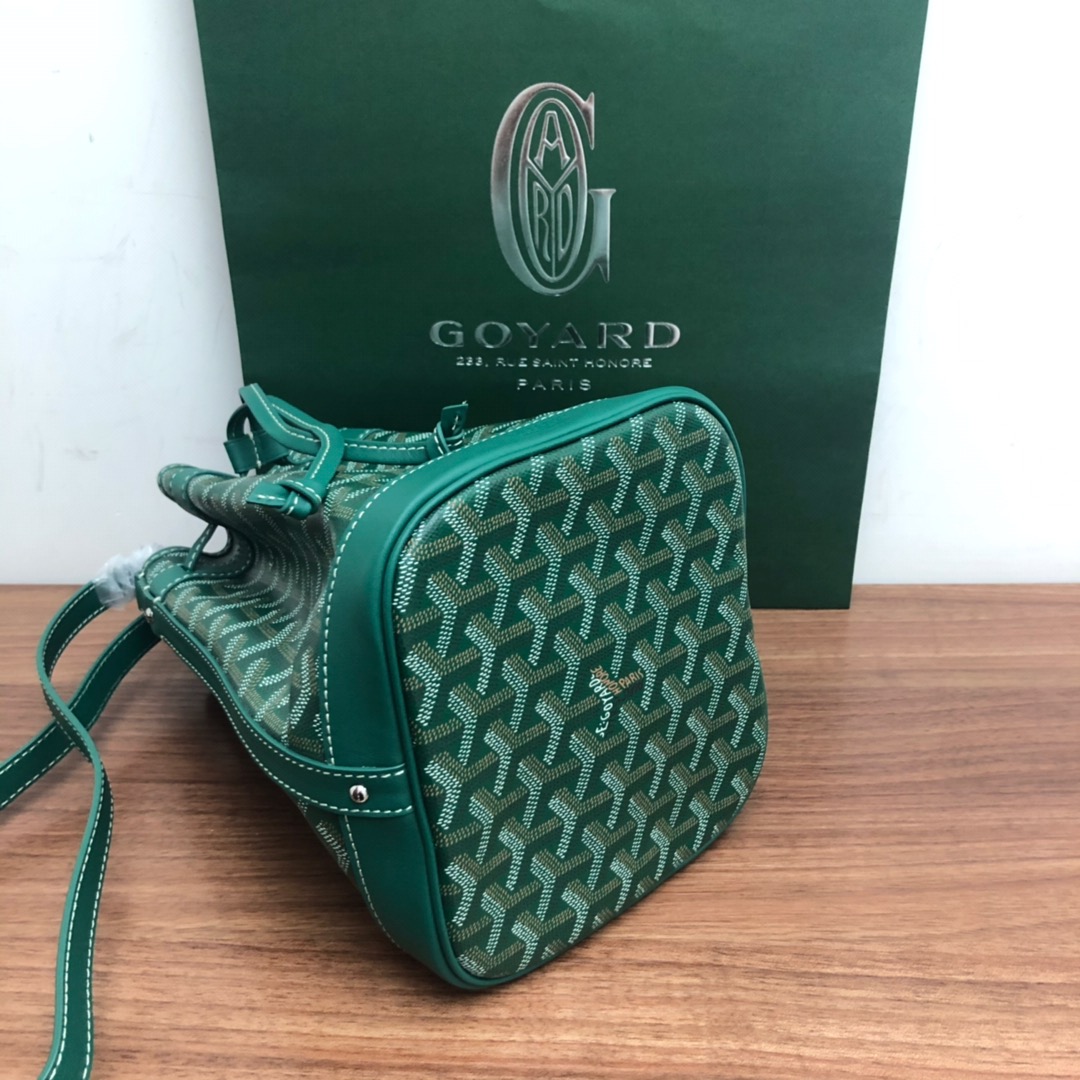 Bagsaaa G09ard Petit Flot Bucket Bag Green - 23cm