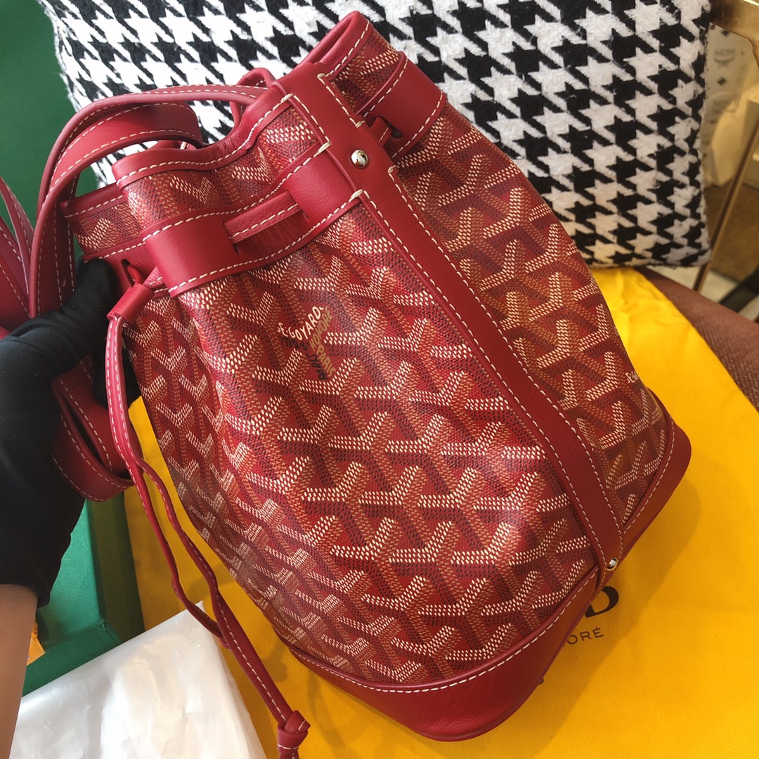 Bagsaaa G09ard Petit Flot Bucket Bag Red - 23cm