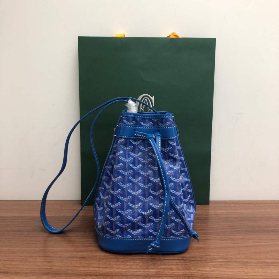 Bagsaaa G09ard Petit Flot Bucket Bag Blue - 23cm