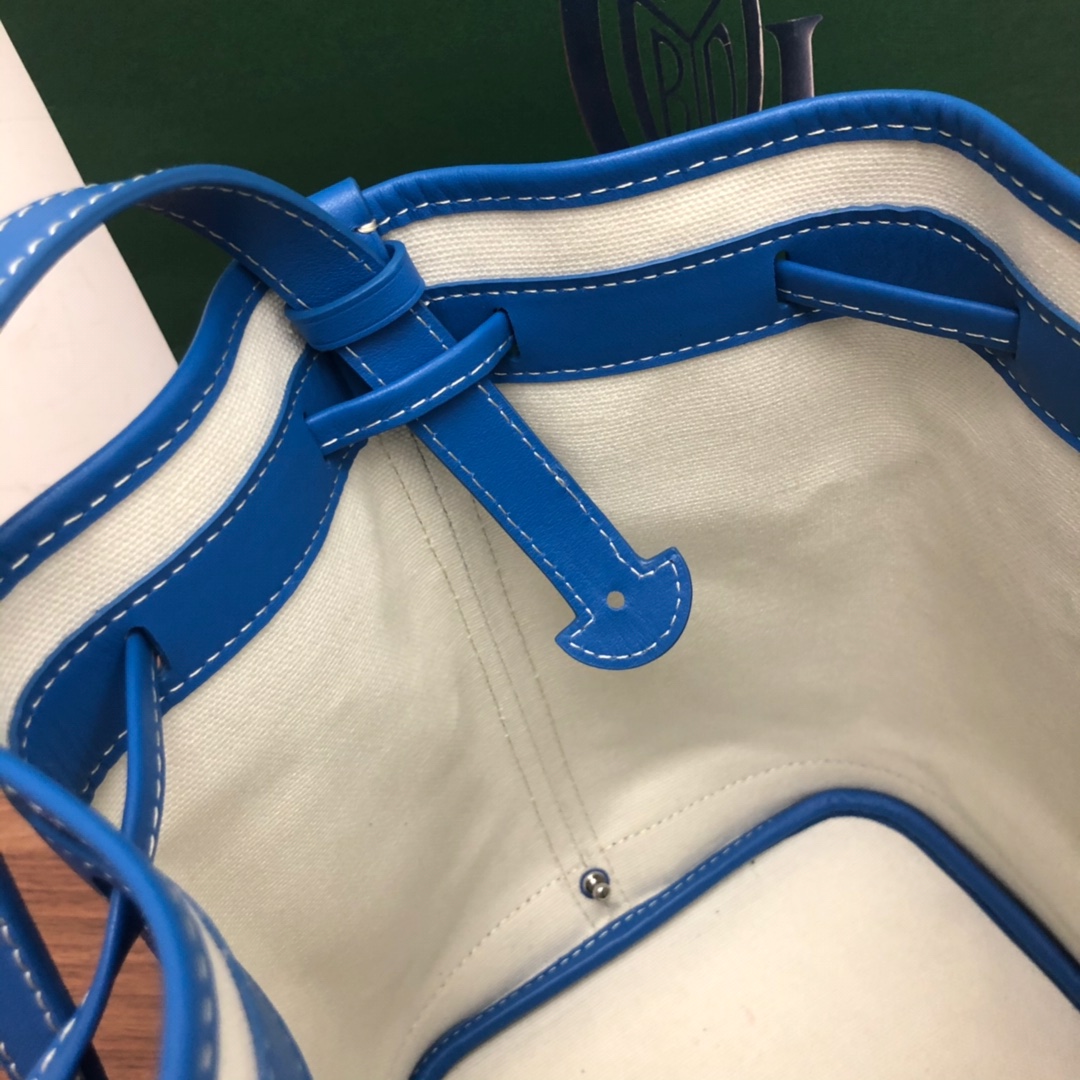 Bagsaaa G09ard Petit Flot Bucket Bag Blue - 23cm