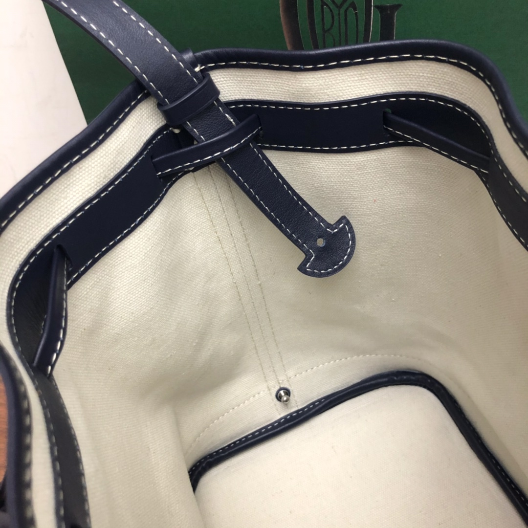 Bagsaaa G09ard Petit Flot Bucket Bag Dark Blue - 23cm