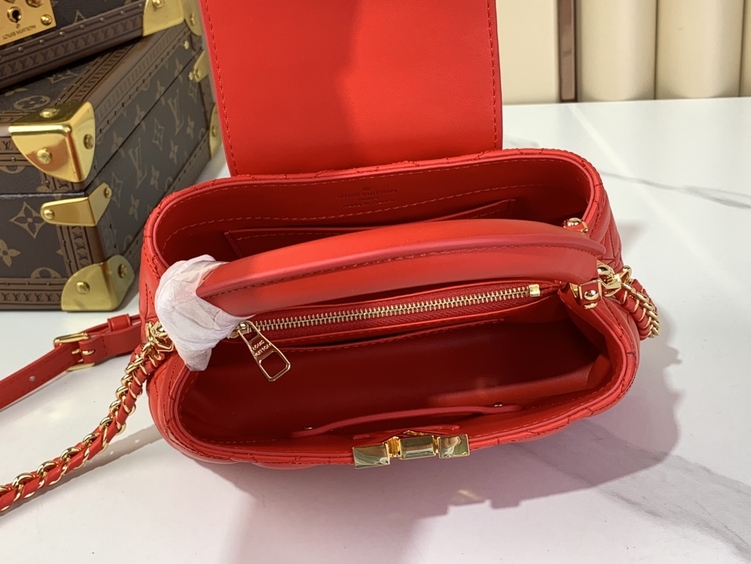 Bagsaaa L0vis Vvtt0n M25332 Capucines East-West Mini Red - 22 x 12 x 8 cm