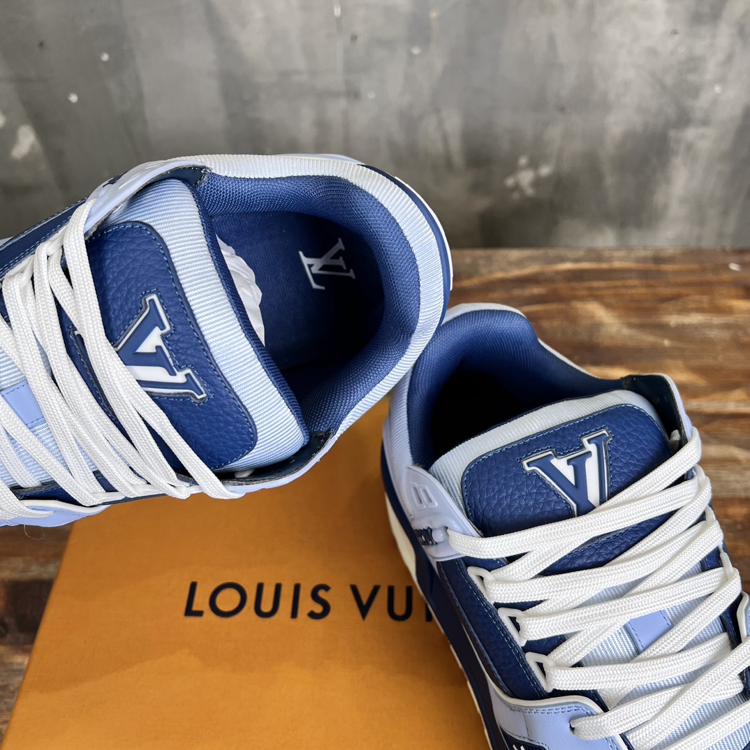 Bagsaaa LV Sneakers Maxi Blue