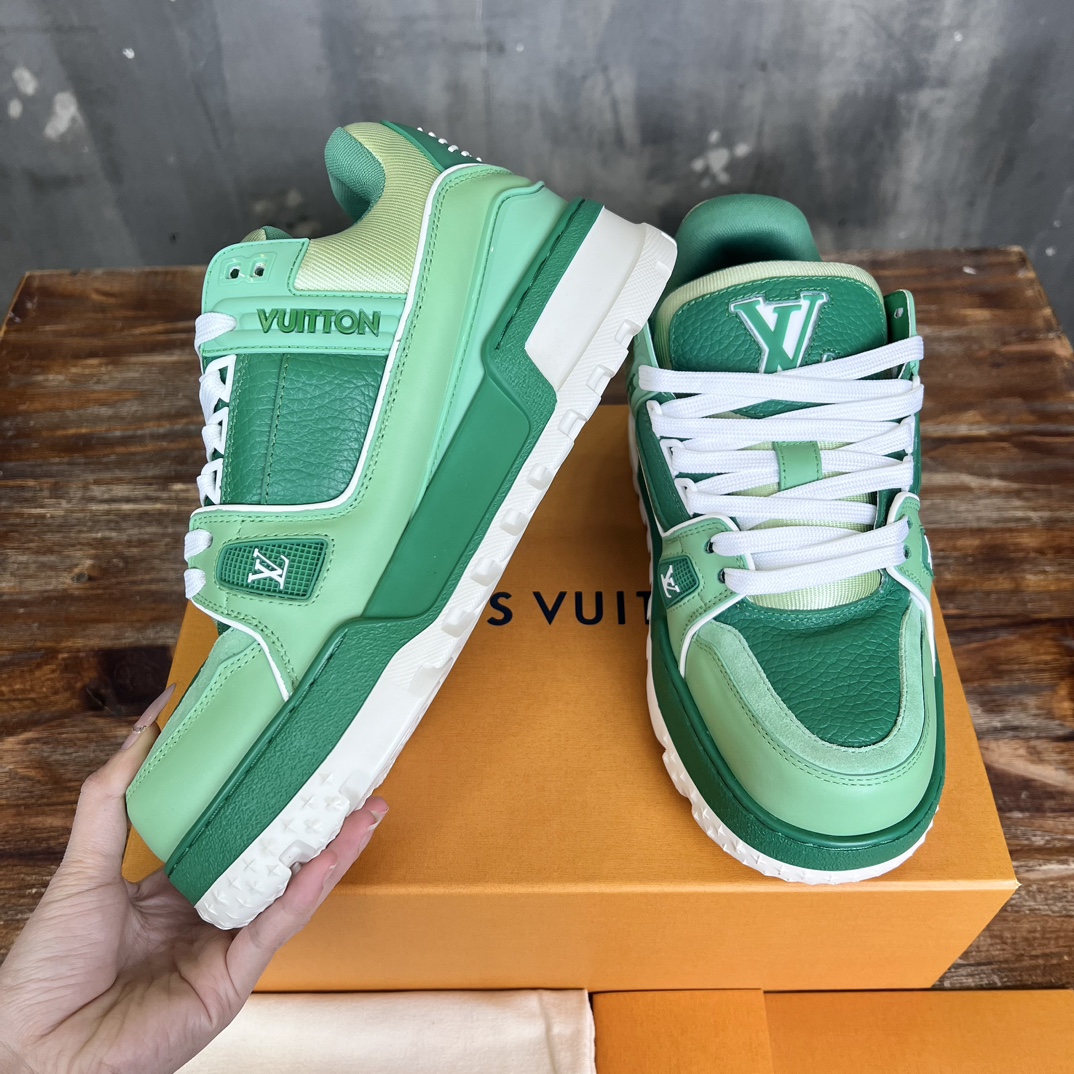 Bagsaaa LV Sneakers Maxi Green