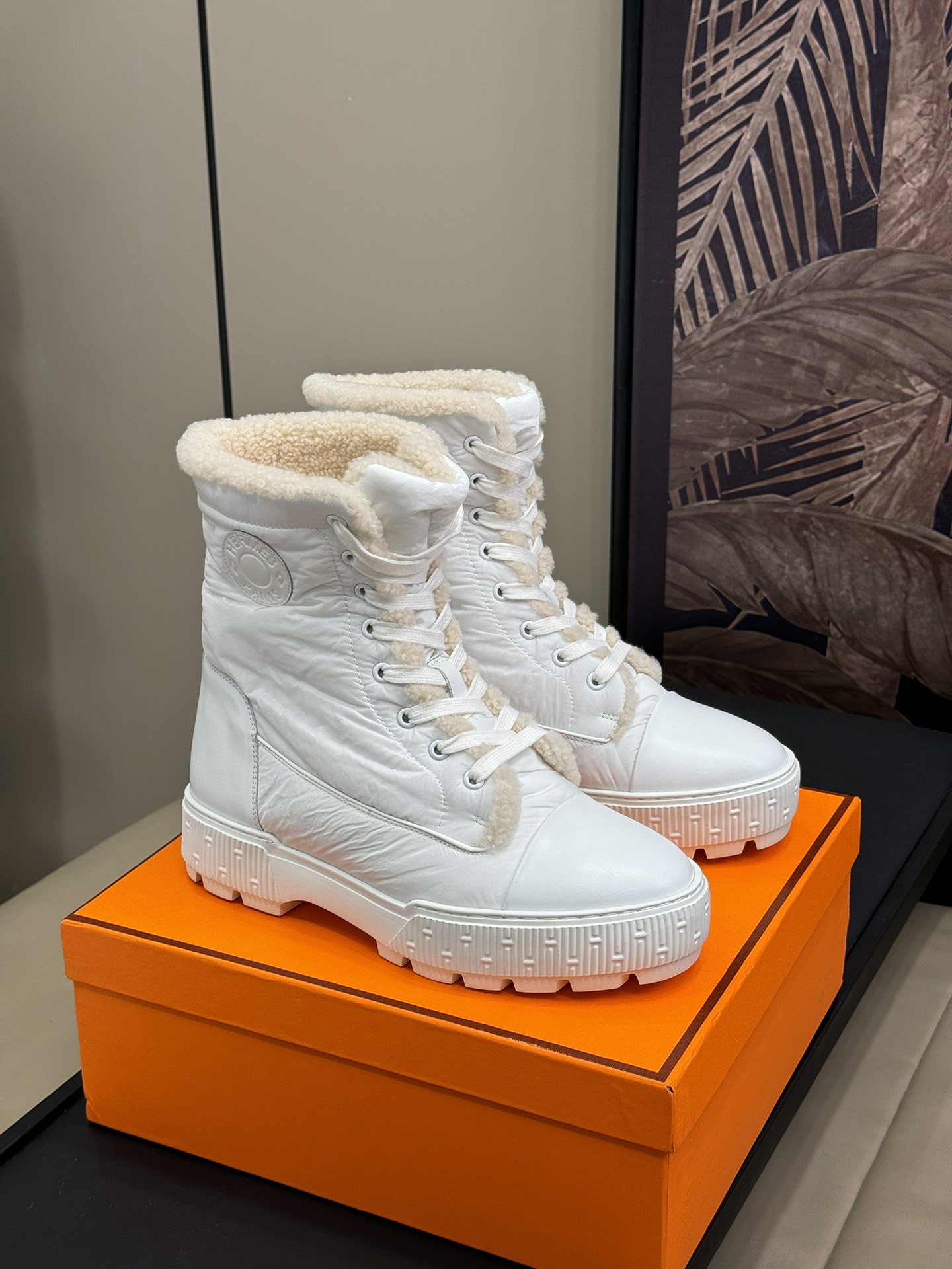 Bagsaaa H**me5 Fresh ankle boot white
