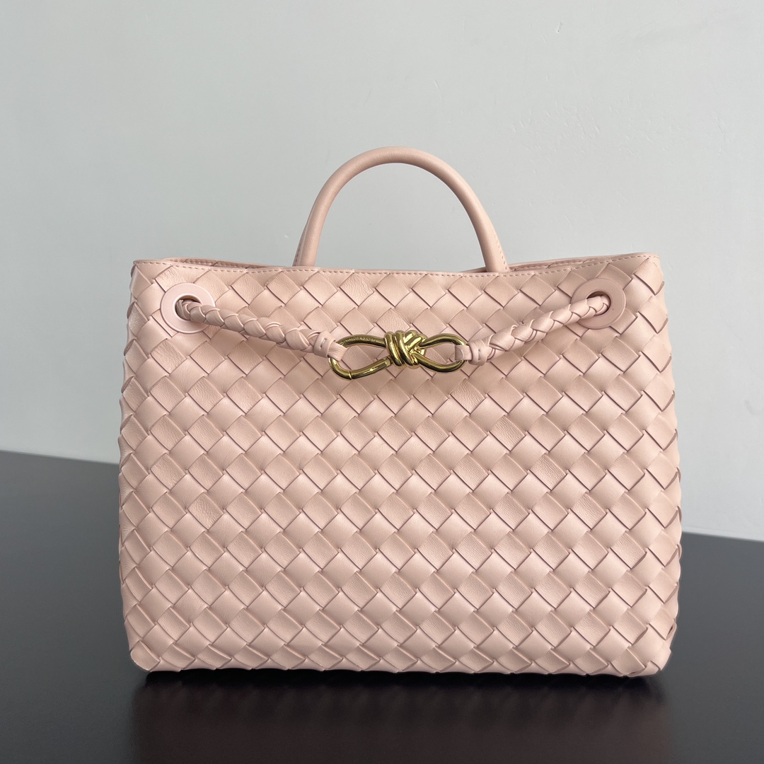 Bagsaaa B0tt*ga Ven*ta Andiamo Light Pink 766016 - 32x25x11 cm
